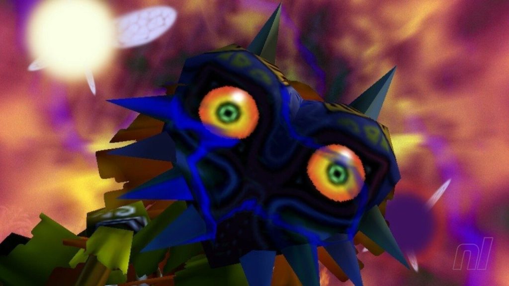 Zelda: Máscara Cutscene de Majora ao mudar aparentemente "mais refinado para N64" da emulação do Wii Virtual Console