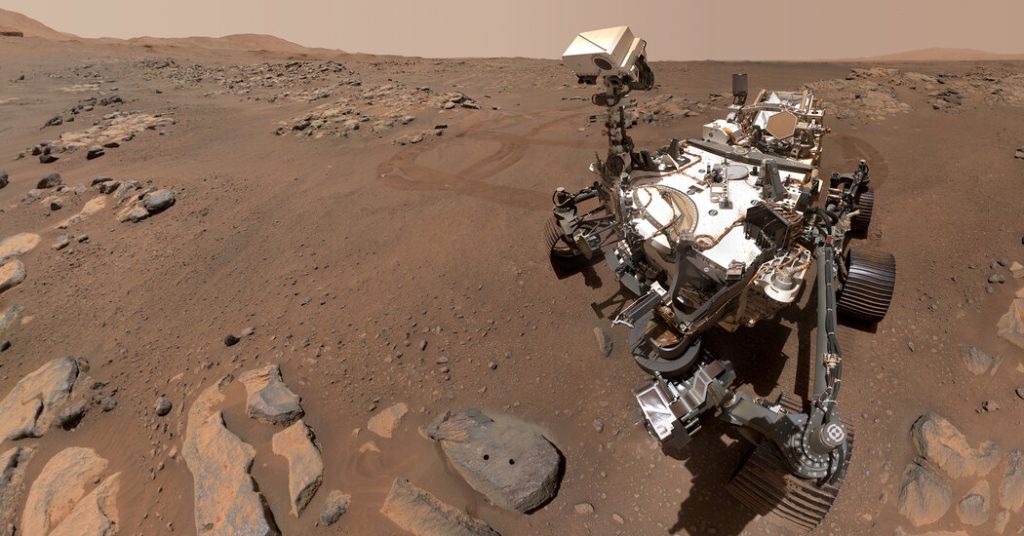 Em Marte, o ano da surpresa e descoberta do rover e helicóptero da NASA