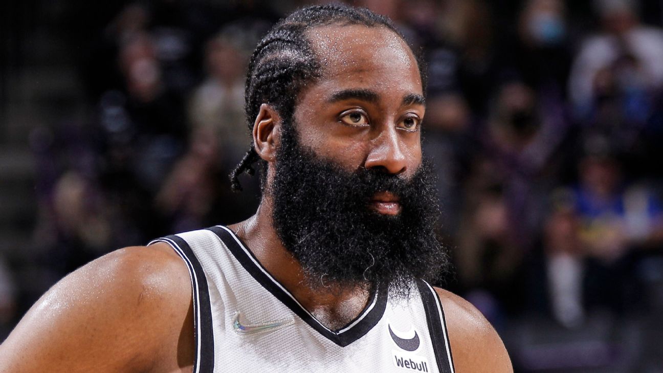 Philadelphia 76ers diz que James Harden foi eliminado do All-Star Game com uma lesão no tendão

