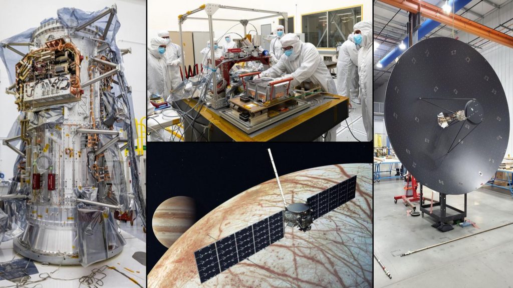 O primeiro planeta da SpaceX se aproxima quando a NASA começa a montar o 'Europa Clipper'