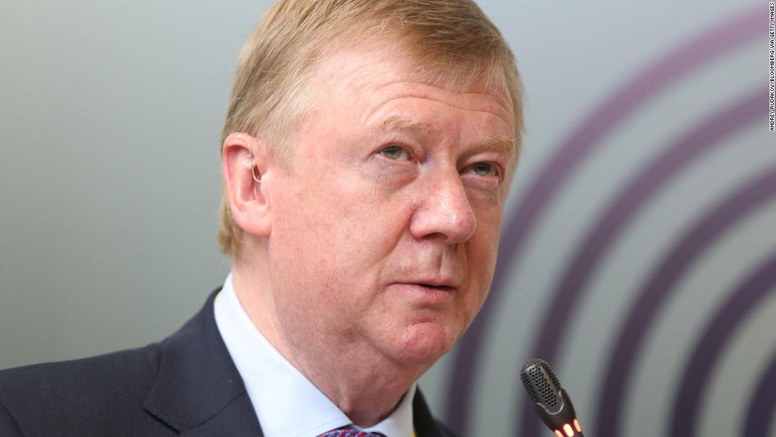 Anatoly Chubais, o antigo membro do governo russo renunciou

