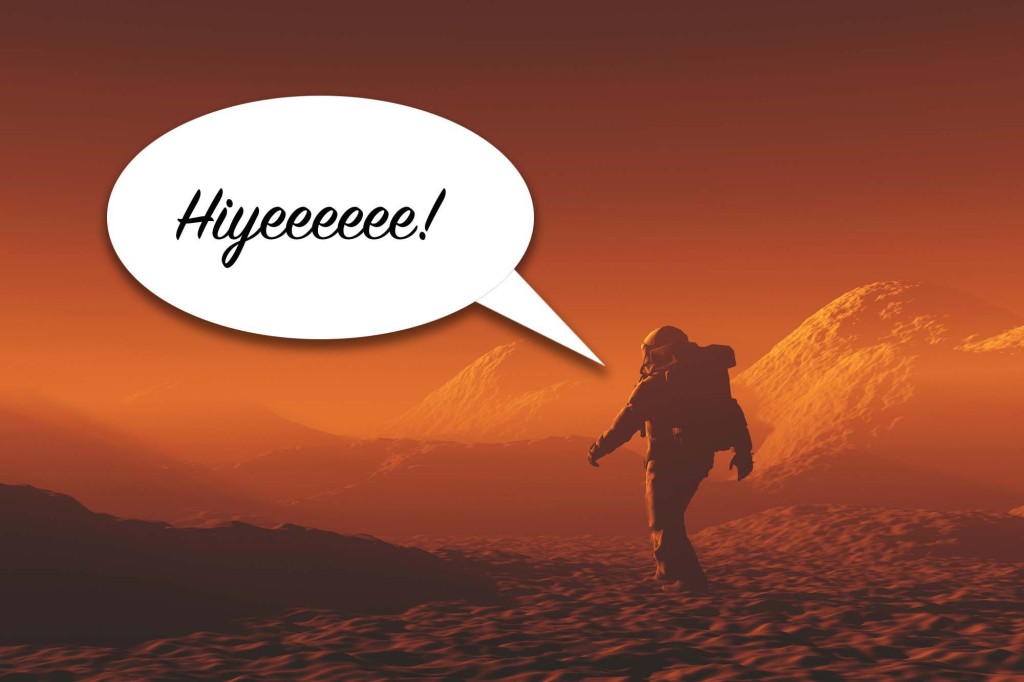 Agora você pode ouvir sua voz em Marte