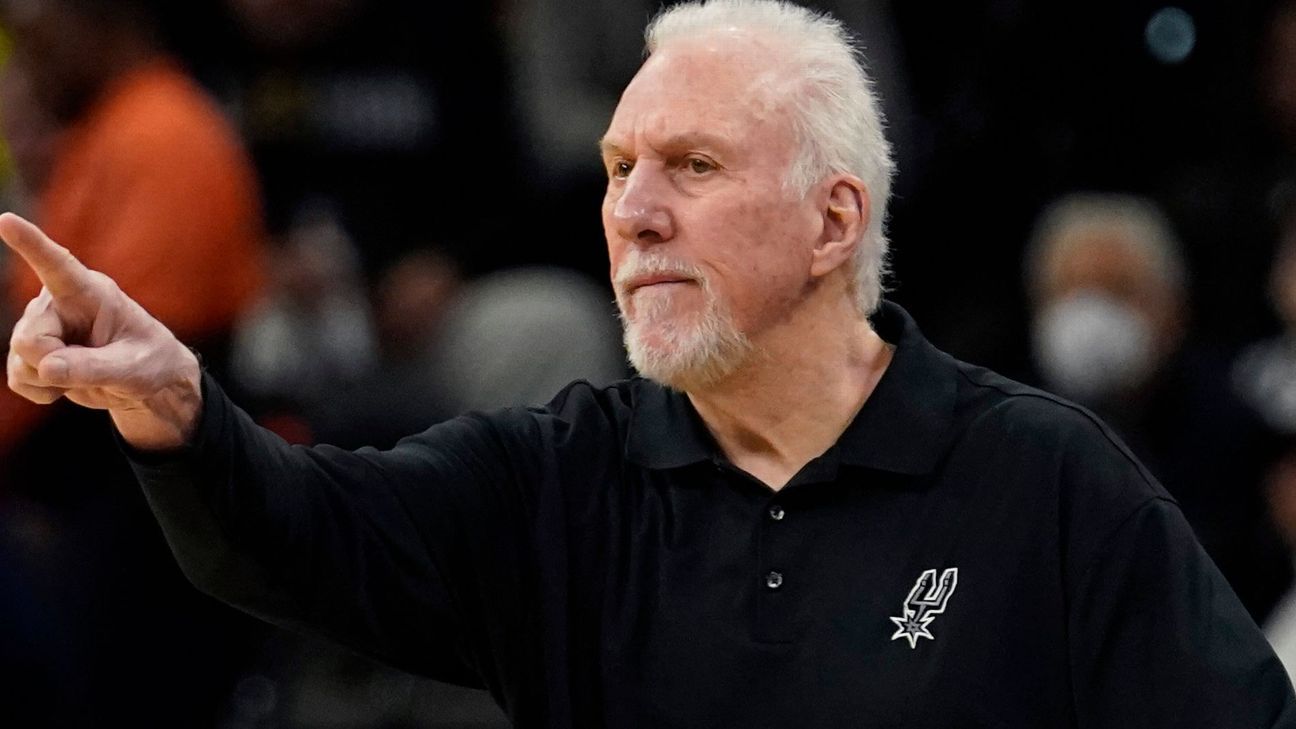 Greg Popovich empata como técnico do ano da NBA, pois o San Antonio Spurs jogou bem a defesa em casa

