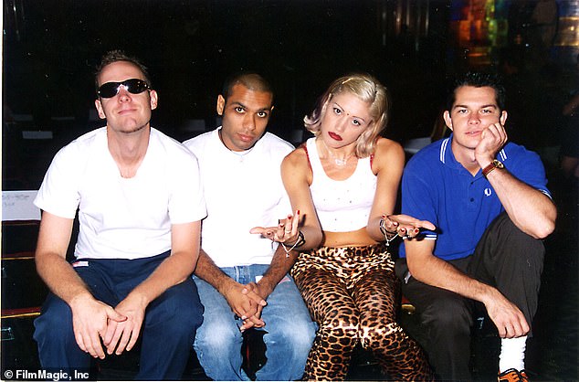 Antigamente: Eric Stefani, Tony Canale, Gwen Stefani e Adrian Young do No Doubt foram vistos da esquerda para a direita em setembro de 1996