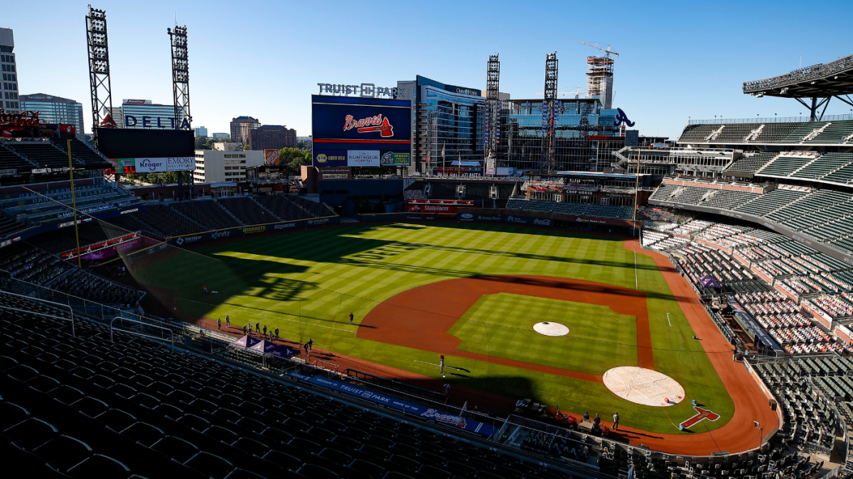 Os Braves estão vendendo um 'World Champions Burger' com uma réplica do episódio da World Series de 2021 por US $ 151 no Trust Park

