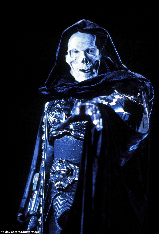 Angela apareceu no filme Masters of the Universe de 1987, interpretando o papel do vilão Esqueleto