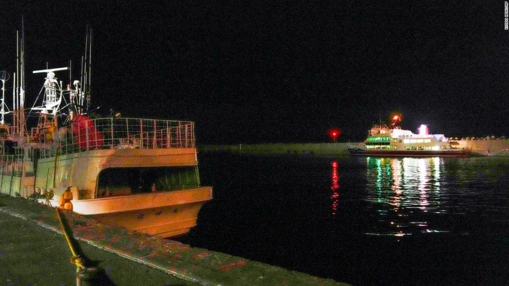 Barco no Japão desaparecido: nove pessoas encontradas, diz Guarda Costeira