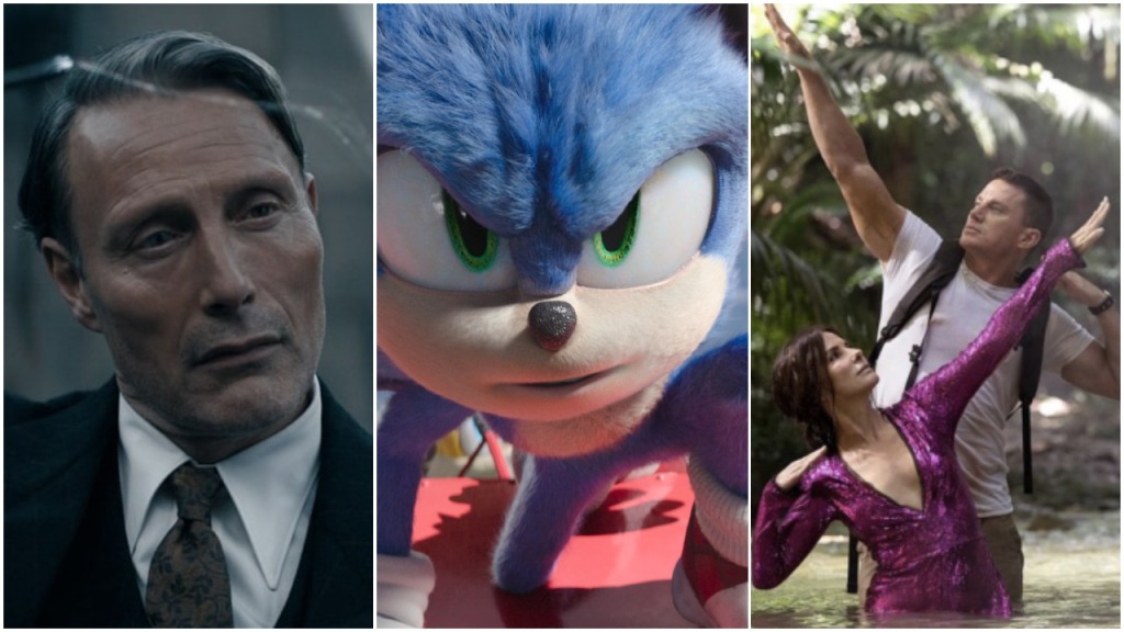 'Animais Fantásticos 3' e 'Sonic 2' perto de US $ 300 milhões na WW, 'Lost City' atinge US $ 100 milhões - Prazo