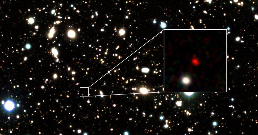 Astrônomos descobriram o que poderia ser a galáxia mais distante até agora