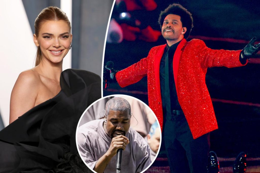 Kendall Jenner reage ao The Weeknd para substituir Kanye no Coachella