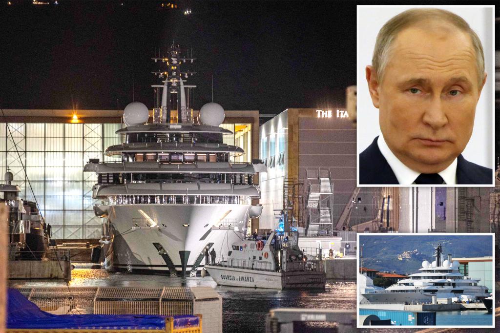 Iate de luxo de US$ 700 milhões ligado a Vladimir Putin foi apreendido pela Itália