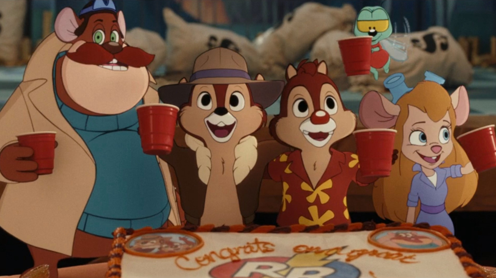 Melhores Easter Eggs e referências de desenhos animados em Chip 'N Dale: Rescue Rangers

