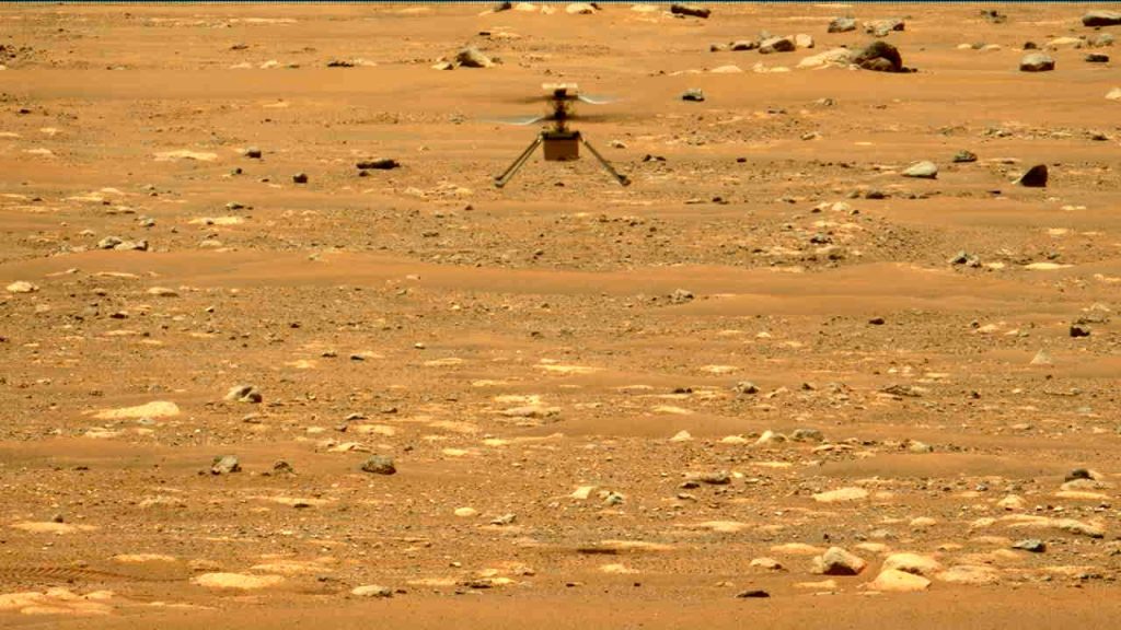O Helicóptero Mars Creativity está voando há mais de um ano