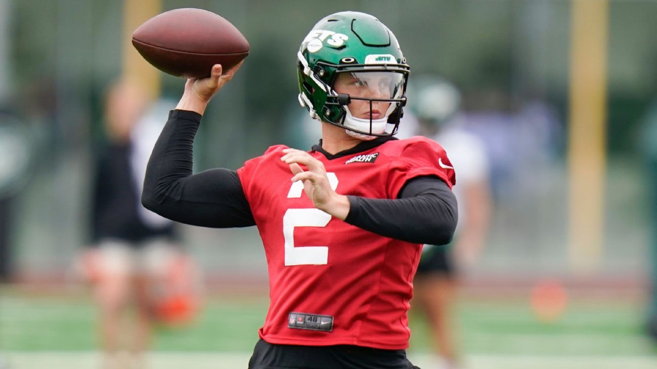 Zach Wilson 'confortável' em estreia com a camisa do New York Jets