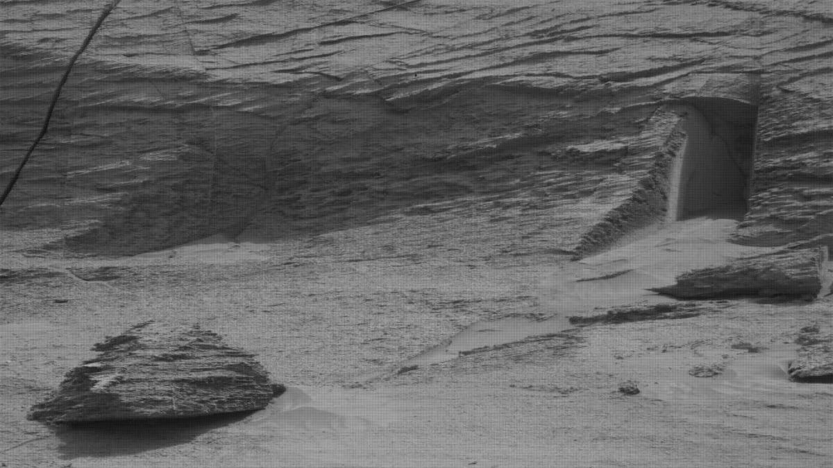 O rover Curiosity da NASA detectou uma 'entrada' em Marte

