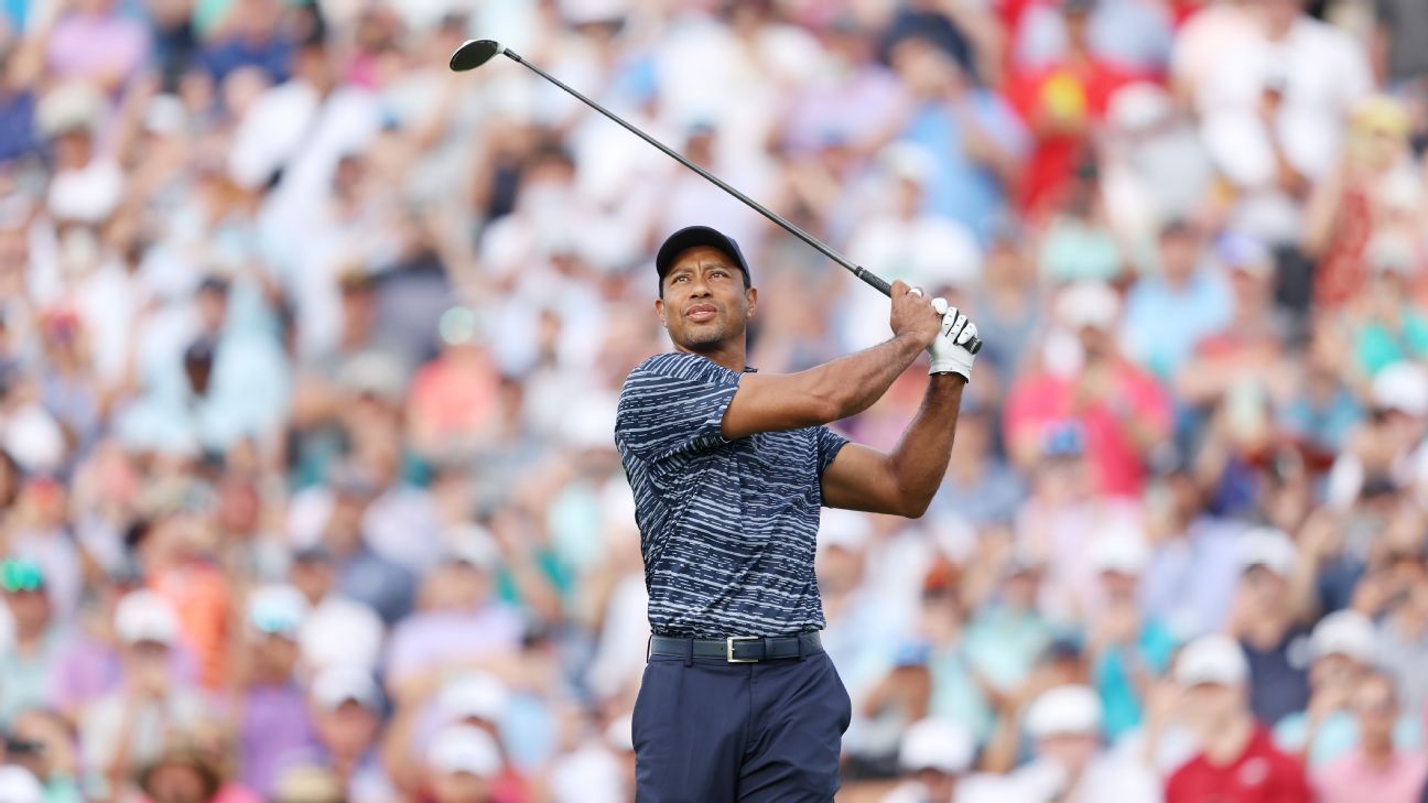 Tiger Woods está de volta à ação, e aqui está como ele se apresentou no PGA Championship

