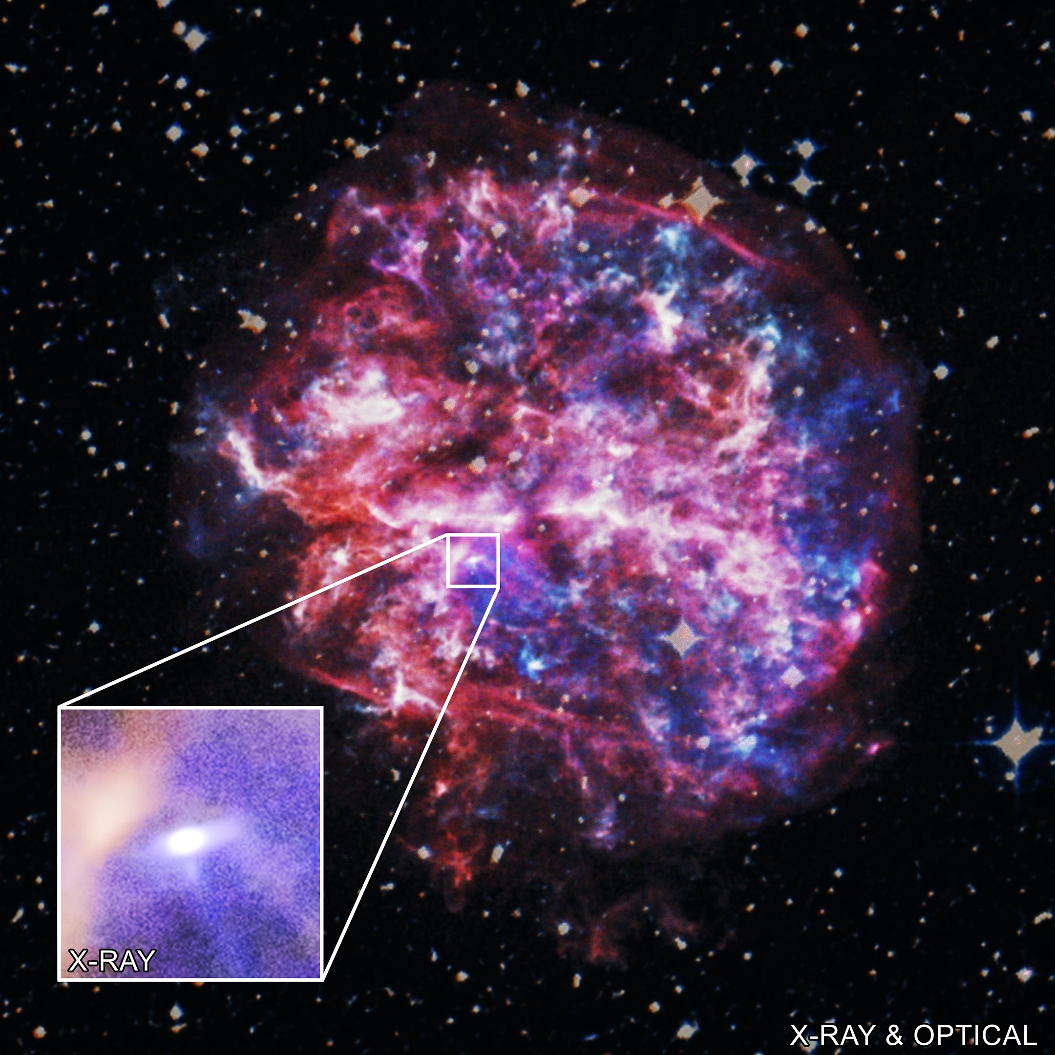 Chandra da NASA captura Pulsar em uma armadilha de velocidade de raios-X

