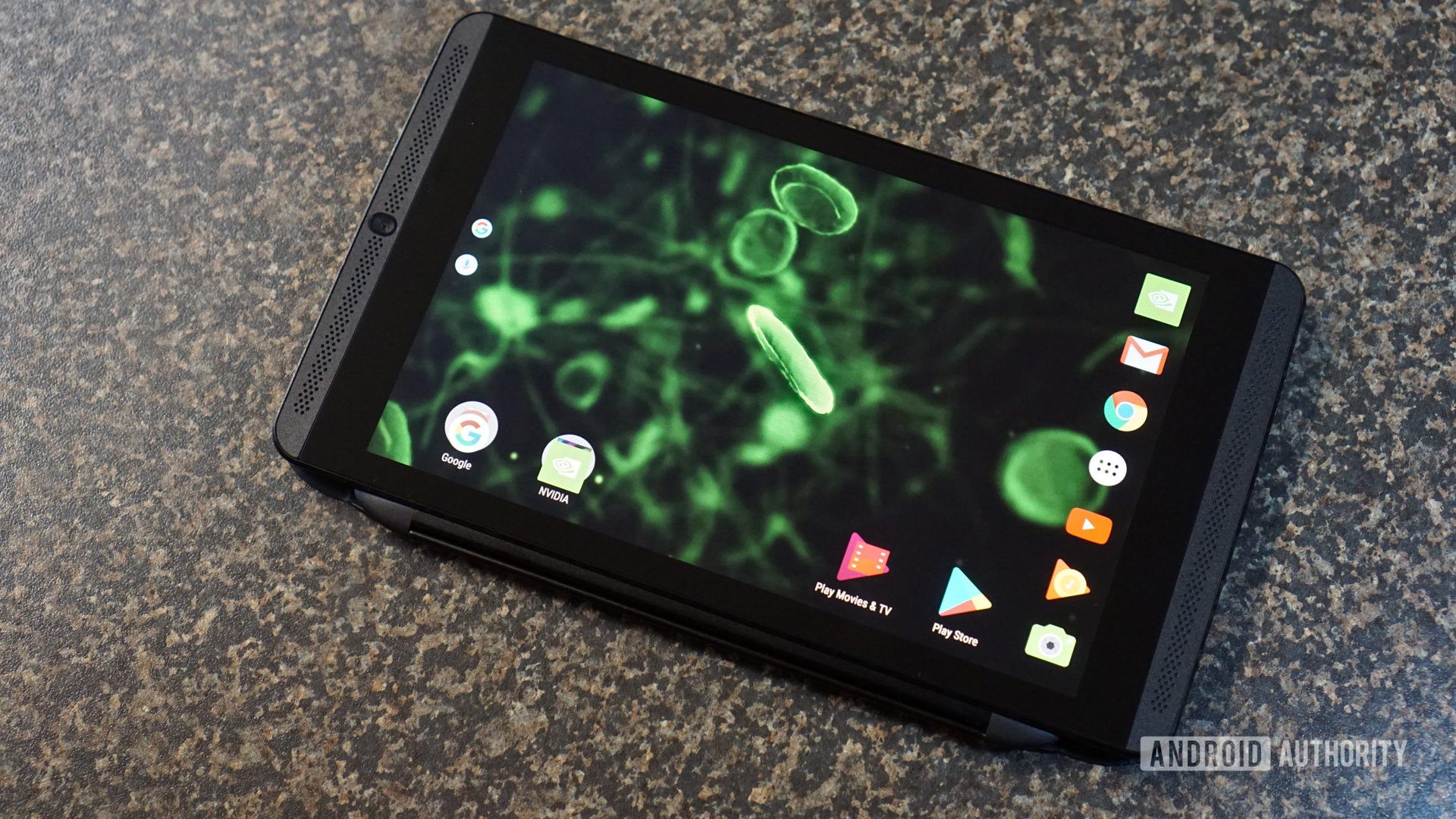 Tela Nvidia Shield Tablet no contador redimensionado