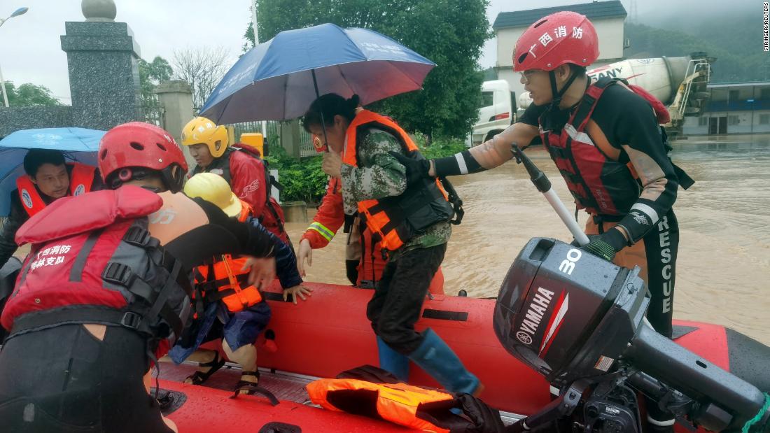 60 anos de chuva forte no sul da China

