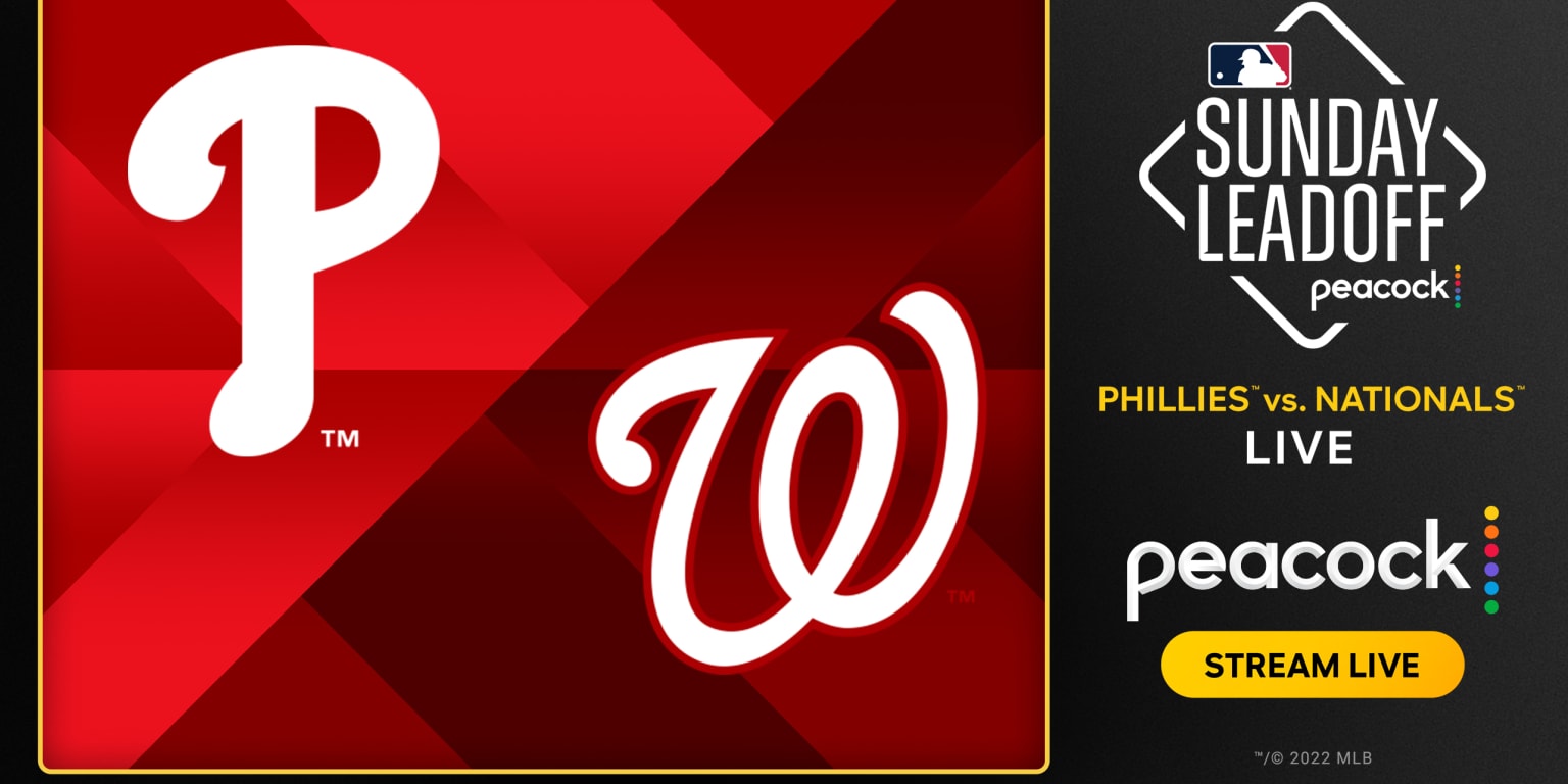 Assista Phillies-Nationals no Peacock em 19 de junho 

