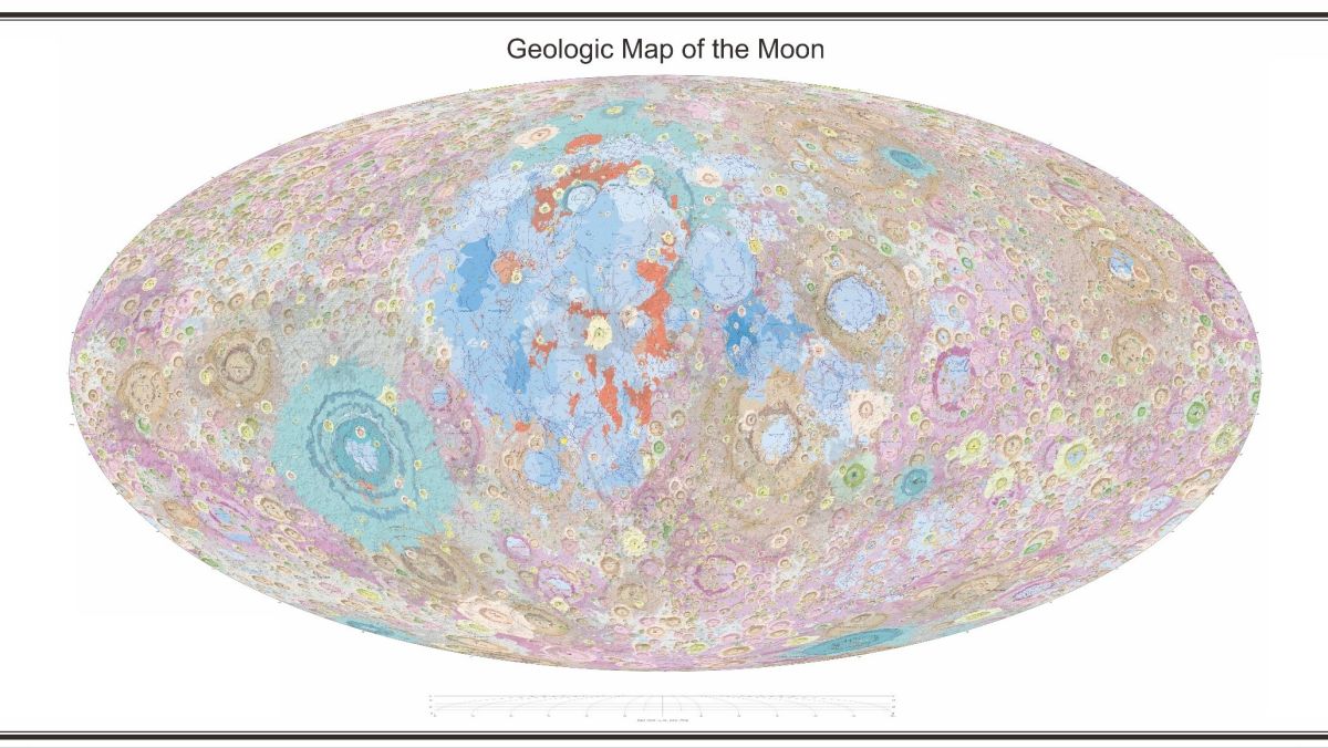 O novo mapa da lua da China captura características geológicas lunares em detalhes surpreendentes

