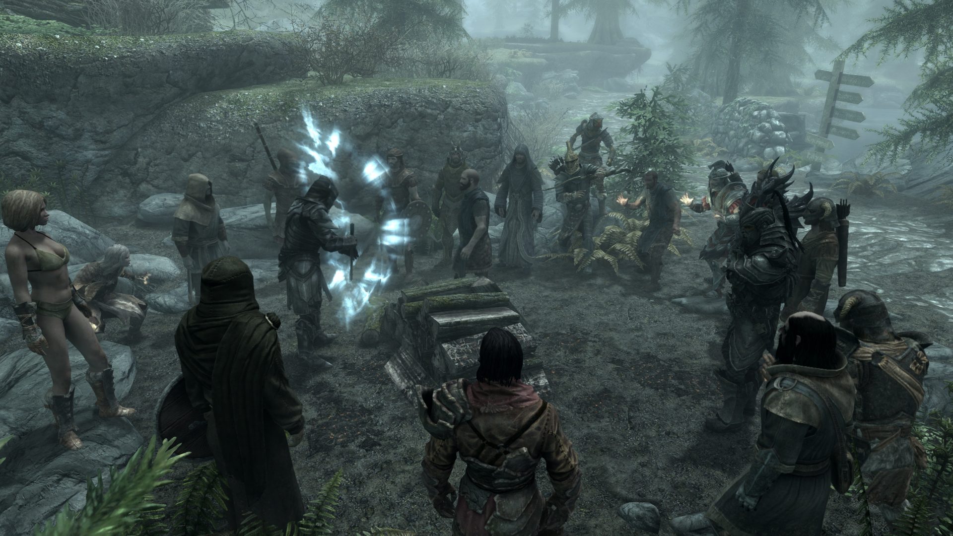Captura de tela de Skyrim Juntos Renascidos.