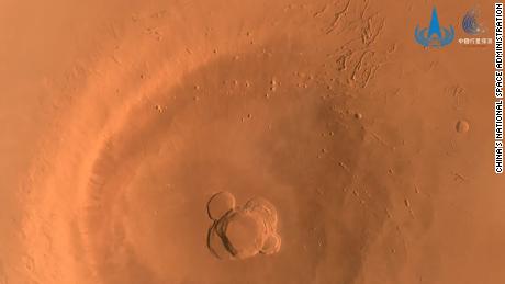 A sonda chinesa de Marte fotografou todo o Planeta Vermelho