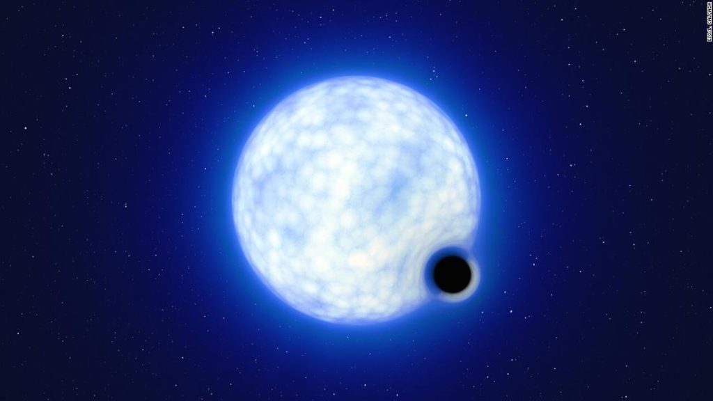 Um buraco negro adormecido foi descoberto fora da nossa galáxia pela primeira vez
