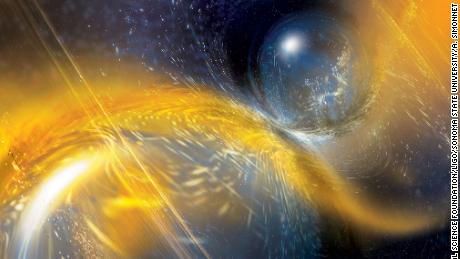 Astrônomos detectam ondas gravitacionais de colisões massivas com estrelas de nêutrons