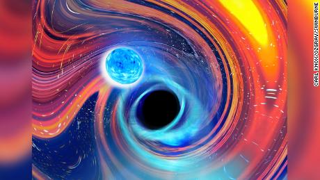 & # 39;  Pac-Man & # 39;  No espaço: buracos negros devoram estrelas de nêutrons na primeira evidência de um evento celeste raro