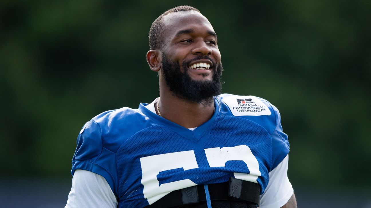 Indianapolis Colts LB Darius Leonard quer ir pelo nome do meio Shaquille

