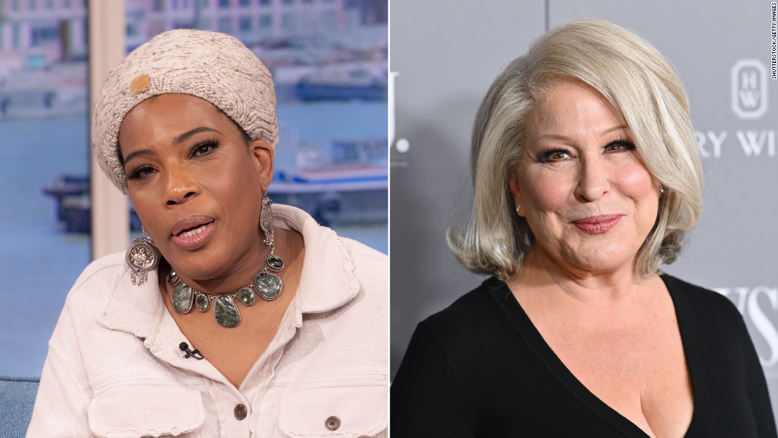 Missy Gray e Bette Midler enfrentam críticas por comentários criticados como transfóbicos.

