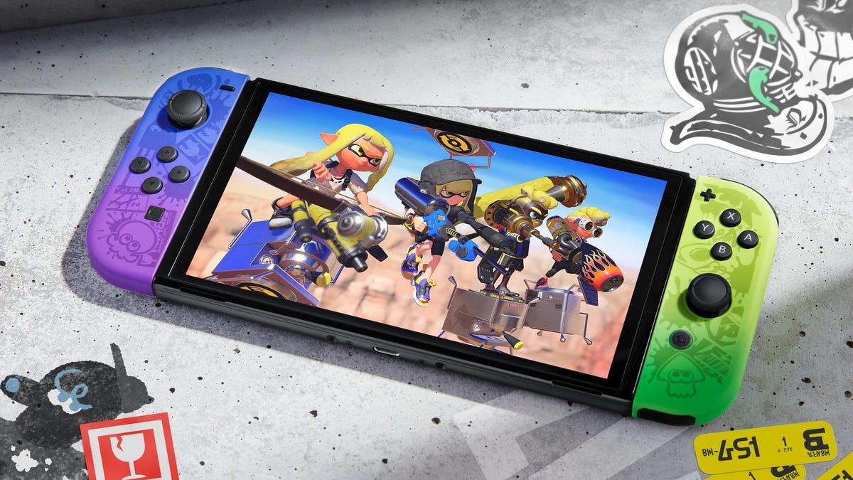 Nintendo Switch OLED com tema Splatoon 3 será lançado neste verão

