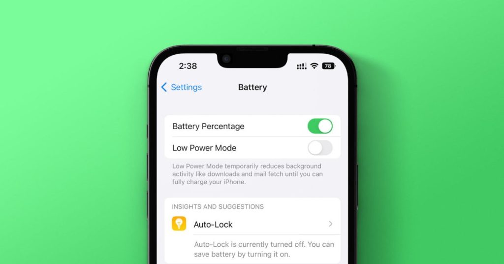 iOS 16 beta 5 finalmente adiciona porcentagem de bateria à barra de status