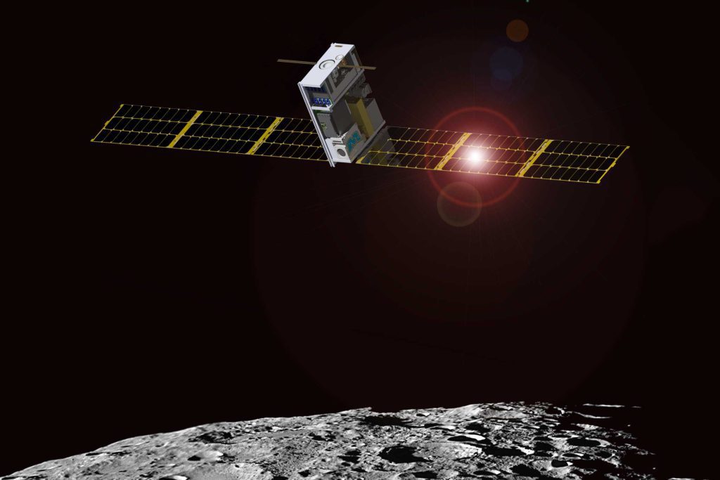 Cubo de gelo lunar da NASA - Cubos de observação lunar prontos para lançar Artemis