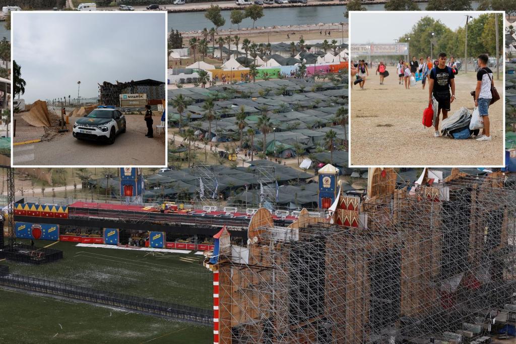 Festival Medusa na Espanha deixa um morto após desabamento de palco e dezenas de feridos