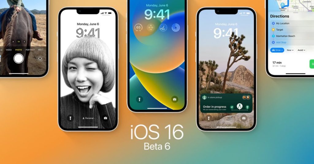 O iOS 16 beta 6 já está disponível, pois a Apple encerra os recursos antes do lançamento em setembro