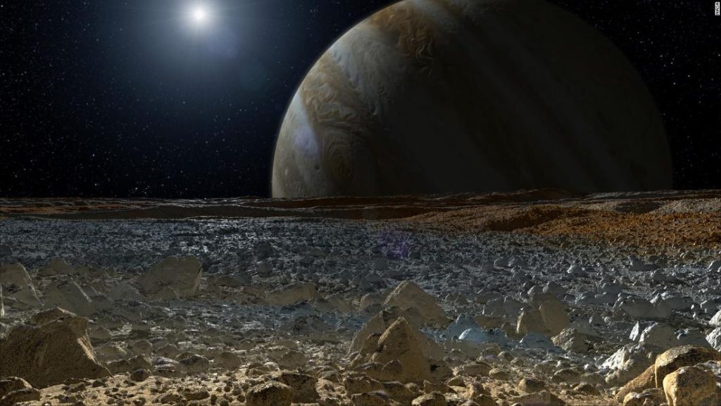 Europa: neve subaquática revela pistas sobre o mundo oceânico da lua gelada