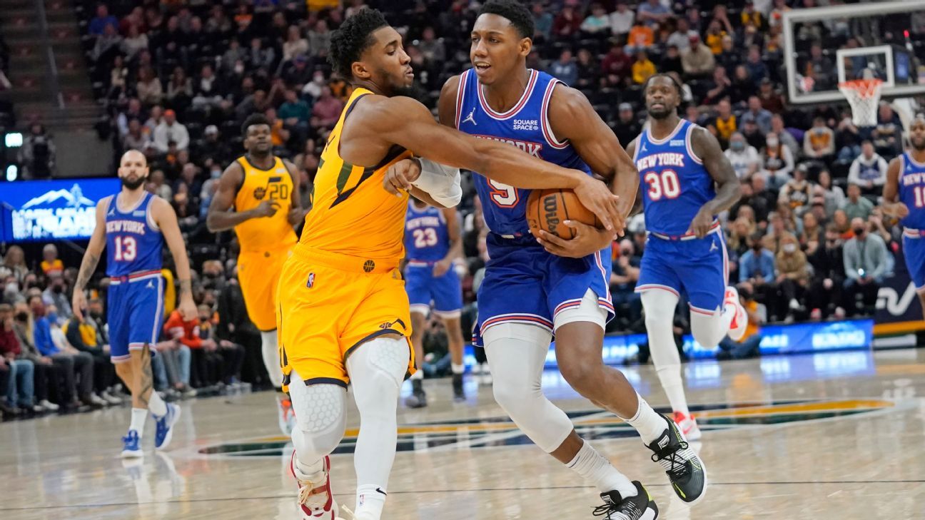 RJ Barrett encerra extensão com o New York Knicks, complicando a perseguição de Donovan Mitchell, do Utah Jazz

