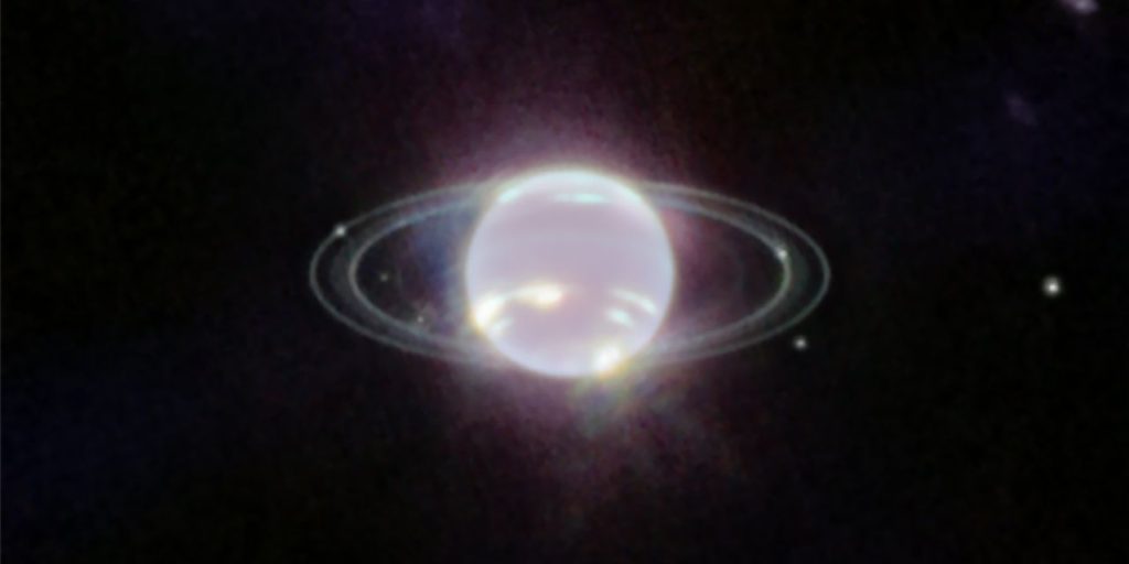 Netuno parece fora deste mundo na última imagem do Telescópio James Webb