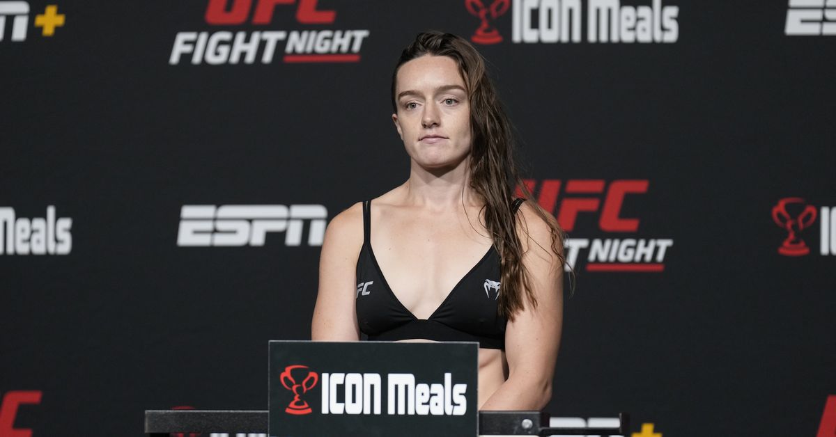 Aspen Ladd é dispensado do elenco do UFC após recente perda de peso

