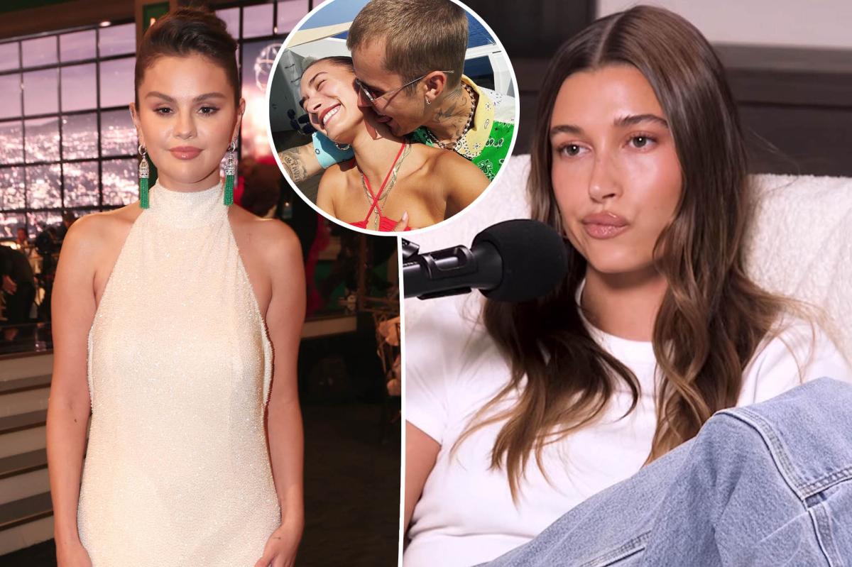 Hailey Bieber diz que 'roubou' Justin de Selena Gomez

