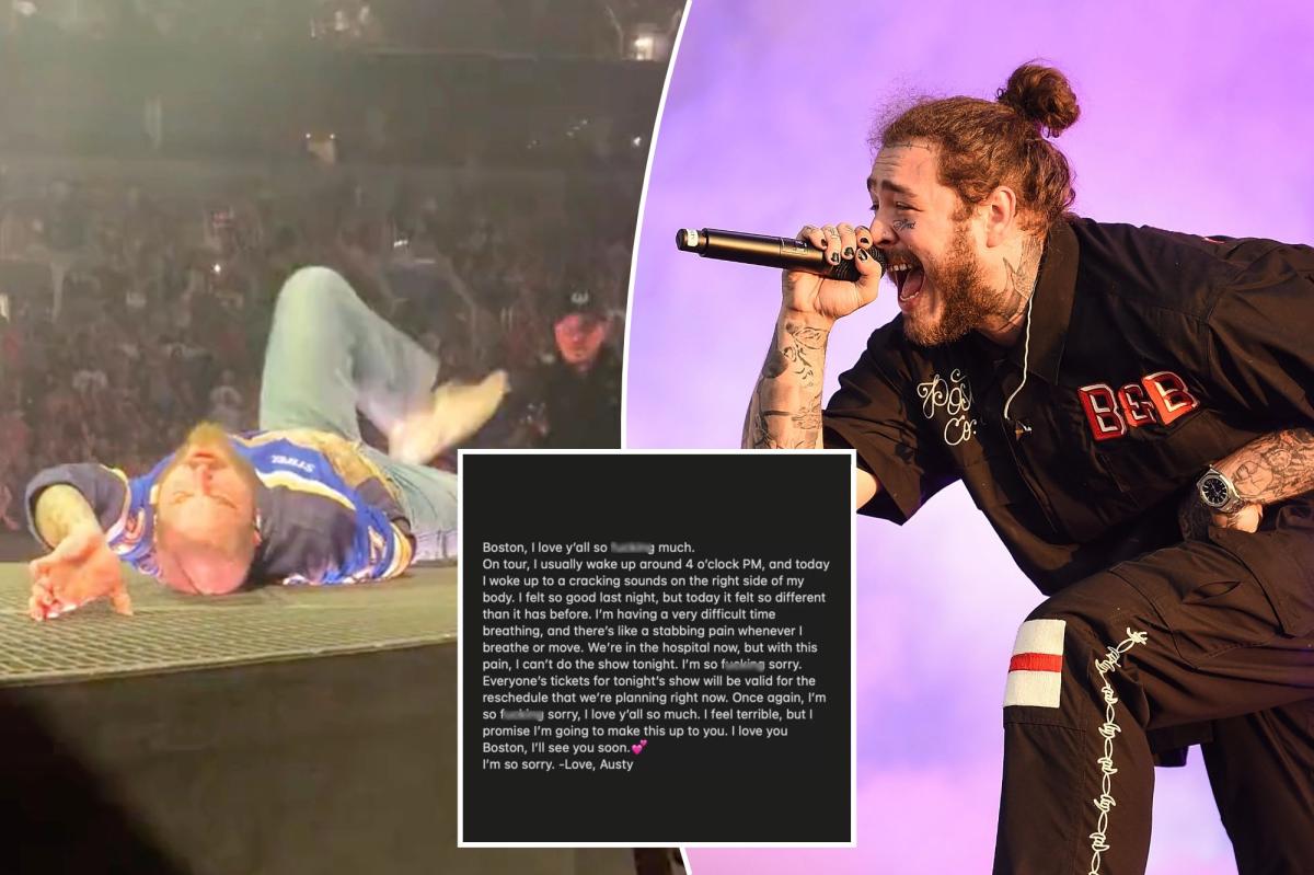 Post Malone cancela show de Boston apenas uma semana após queda nos cinemas

