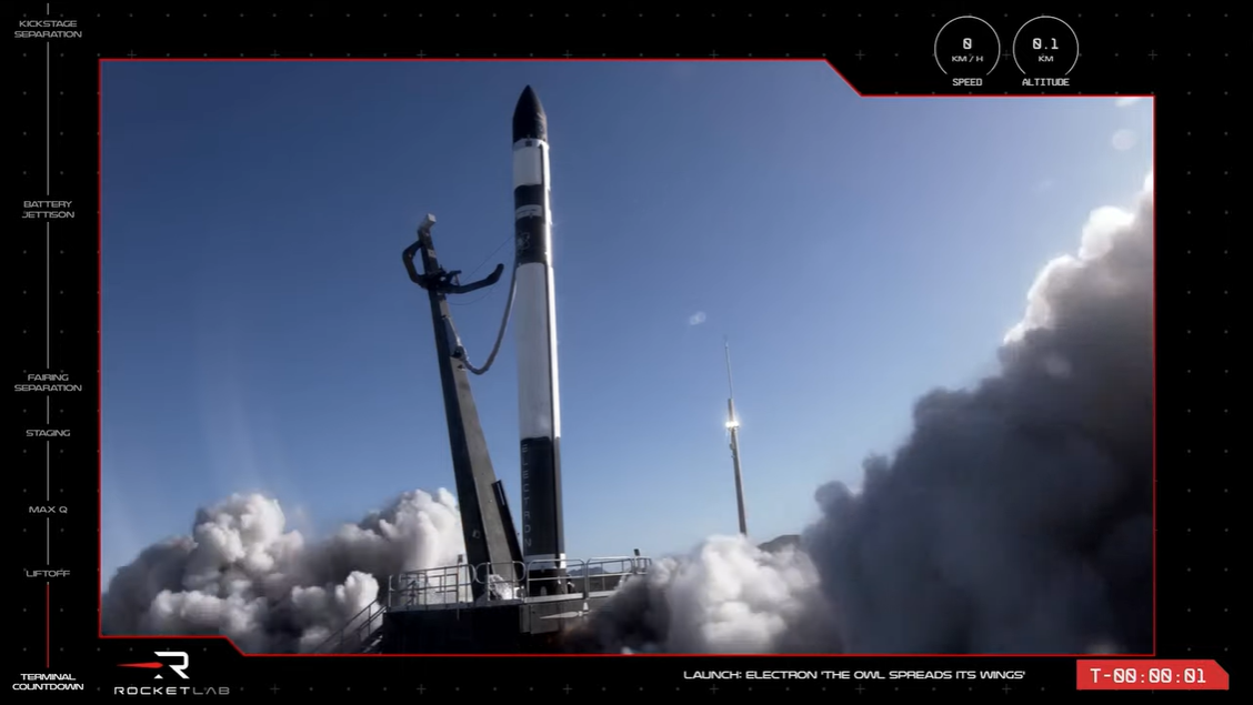 Rocket Lab lançou um satélite de radar na 30ª missão Electron

