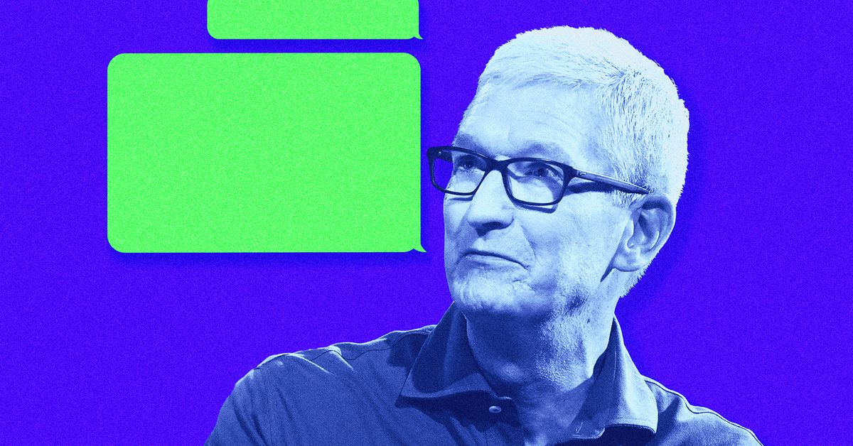 Tim Cook revela o verdadeiro motivo pelo qual a Apple não adicionou RCS ao iPhone

