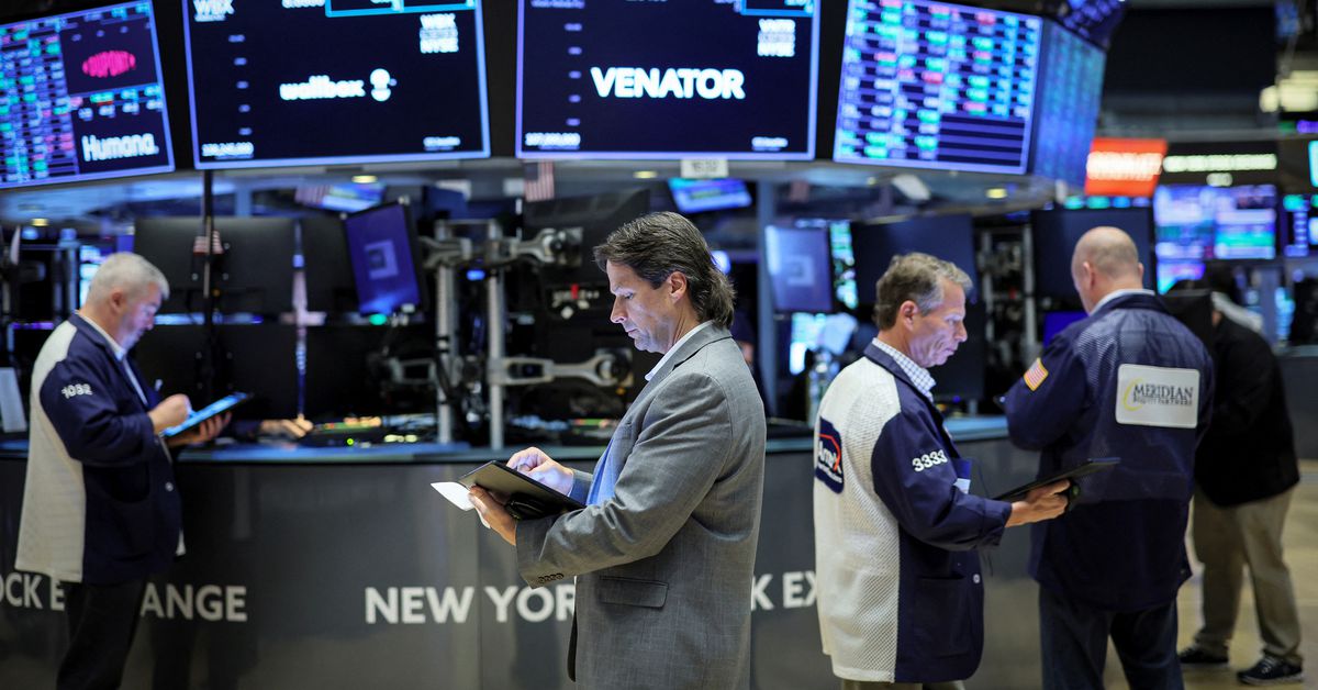 Wall Street misturado com uma digestão total de 