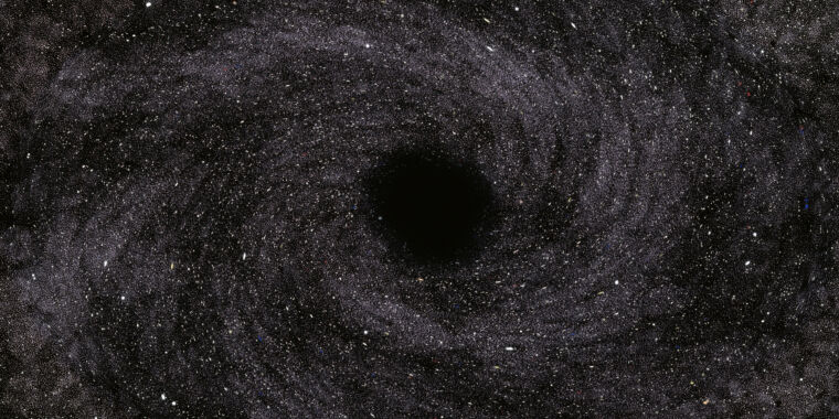 Buracos negros não podem enviar informações sobre o que estão engolindo - e isso é um problema