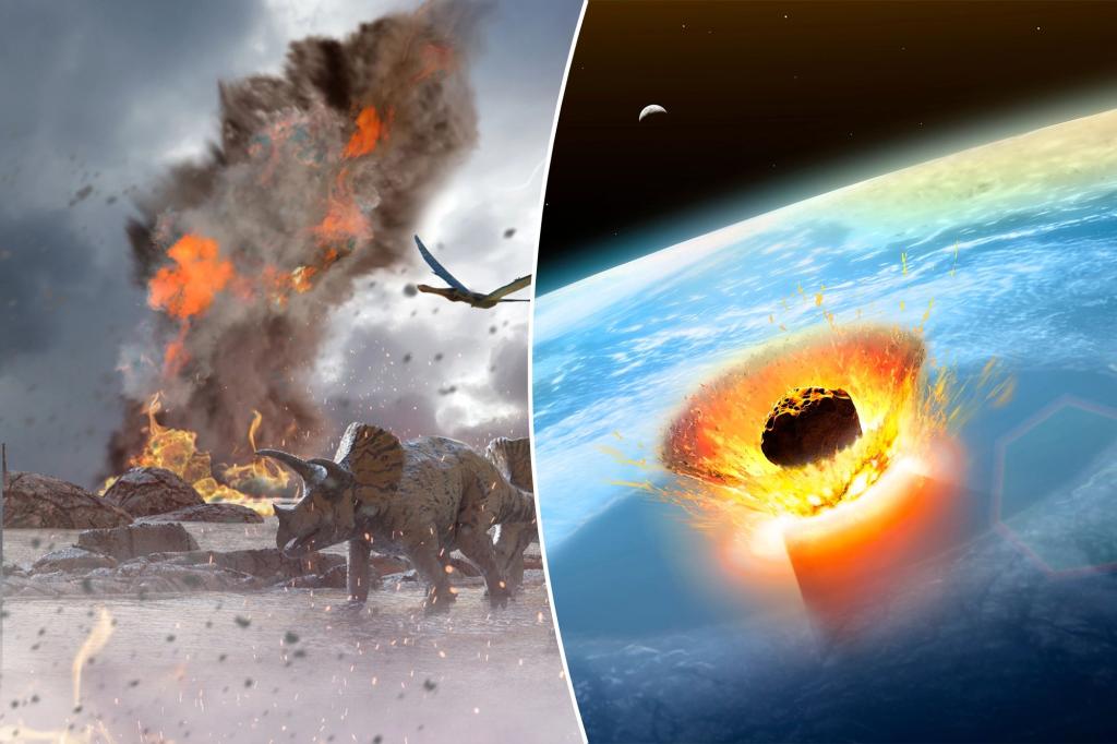 O asteróide que matou os dinossauros causou um "terremoto maciço" que durou meses