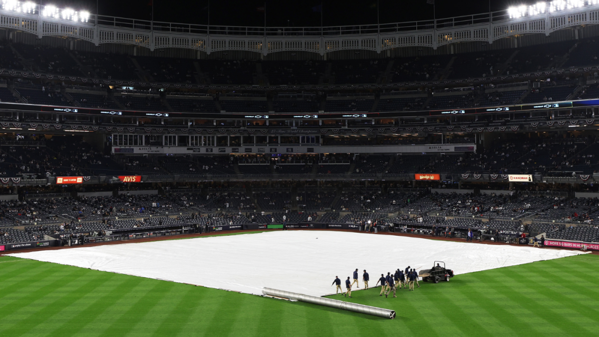 Yankees and Parents Weather Forecast: ALDS #5 Game adiado durante uma noite chuvosa em Nova York

