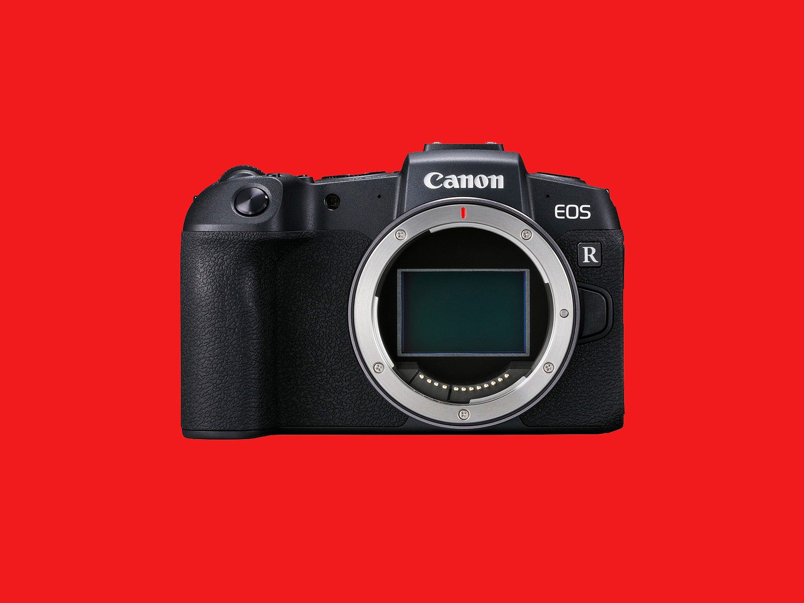 Câmera Canon EOS R sem lente acoplada